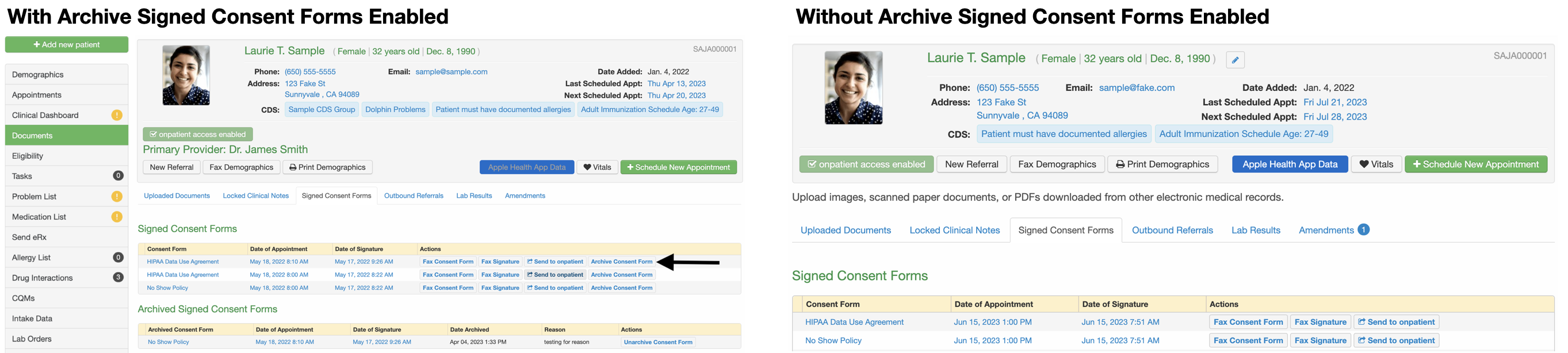Archive Signed Consent Forms Permission Enabled Disabled Side by Side.png