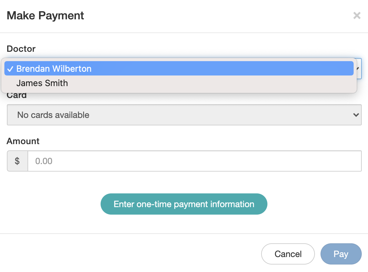 OnPatient_Payments_2_Providers_Dropdown_make_payment.png